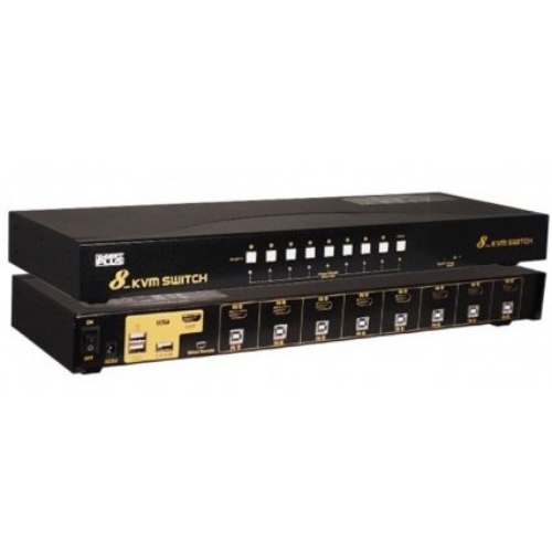 تصویر  کی وی ام سوئیچ 8 پورت HDMI کی نت پلاس Knet Plus KP-SWKH408