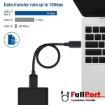 تصویر  کابل هارد USB Type-C به Micro-B USB3.0 طول 1.8 متری برند کی نت پلاس مدل KP-CUCMHDD18