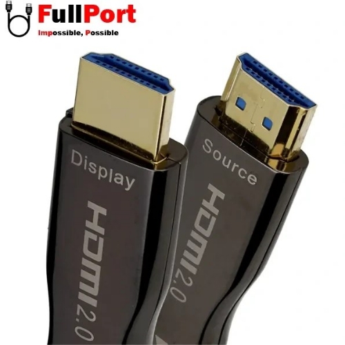 تصویر  کابل HDMI کی نت پلاس V2.1-8K مدل KP-CHAOC21400 طول 40 متر (فیبر نوری)