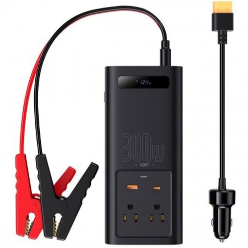 تصویر  اینورتر برق خودرو 110 ولت بیسوس Baseus IGBT Power Inverter 300W CGNB010001