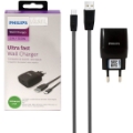 تصویر  شارژر دیواری 10.5W تک پورت Philips مدل DLP2310UB به همراه کابل شارژ اندروید -
