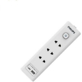 تصویر  محافظ برق 3تایی فیلیپس به همراه USB مدل CHP4330WB کابل 3 متری