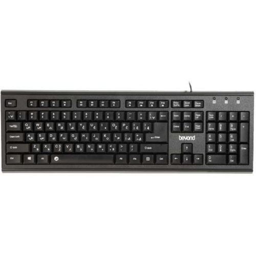 تصویر  کیبورد باسیم بیاند با اسکین BK-8305 با حروف فارسی