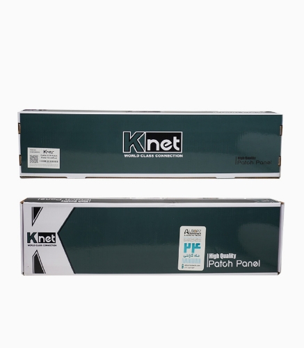 تصویر  پچ پنل 24 پورت UTP Unloaded کی نت K-NPULU024