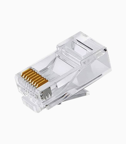 تصویر  کانکتور Cat6 UTP Pass Through کی نت K-NC6UP100 بسته صد عددی