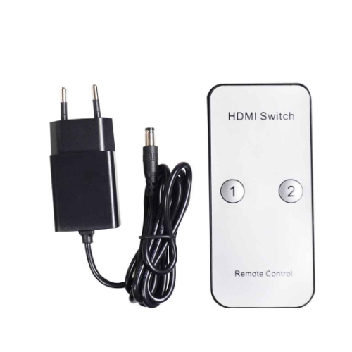 تصویر  سوییچ اسپلیتر HDMI 2×2 کی نت KSS22