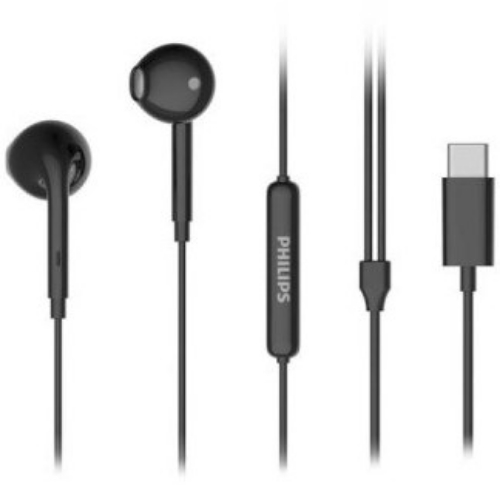 تصویر  هندزفری سیم دار فیلیپس مدل Philips Headphone(Type-C) TAE1018