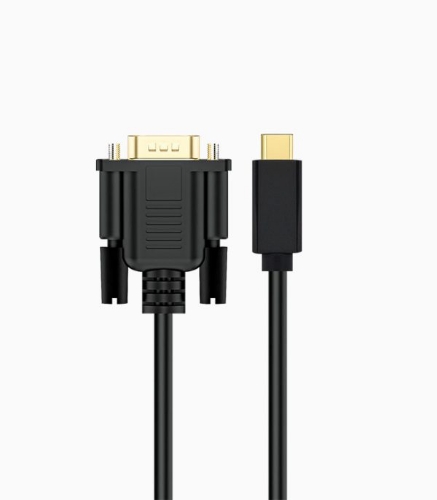 تصویر  مبدل Type C به VGA کی نت ۱٫۸ متری K-CUCMVG18