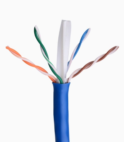 تصویر  کابل شبکه Cat6 SFTP کی نت پلاس KP-NL6S00305 طول 305 متر