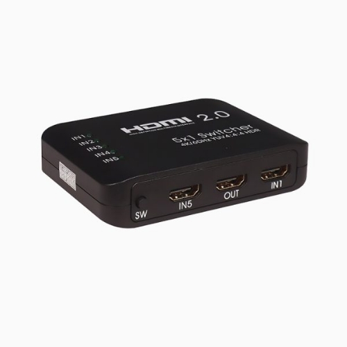 تصویر  سوئیچ ۵ پورت HDMI کی نت پلاس KP-SWHD2005 با ریموت کنترل
