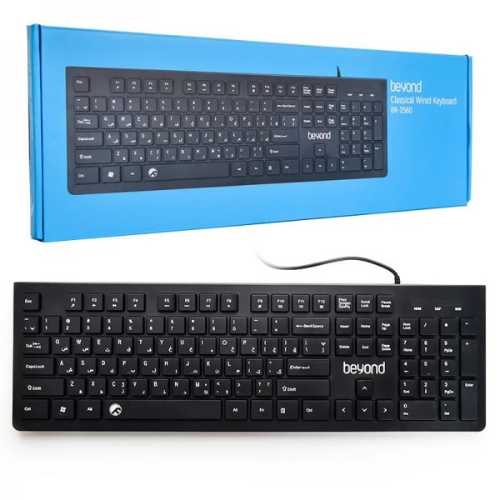 تصویر  کیبورد باسیم بیاند مدل BK-2560