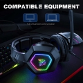 تصویر  هدست گیمینگ با سیم اونیکوما مدل K10 RGB