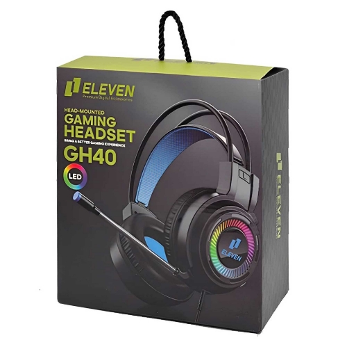 تصویر  هدست گیمینگ با سیم الون مدل GH40 RGB