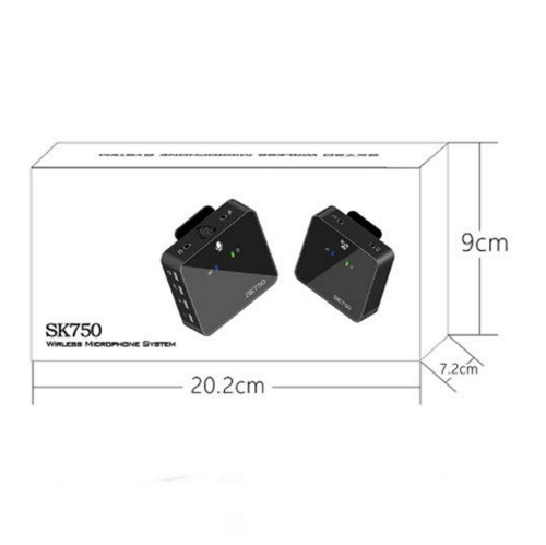 تصویر  میکروفون یقه ای بی سیم مدل SK750 Z2