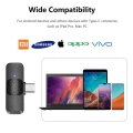 تصویر  میکروفون یقه ای بی سیم بویا مدل BY-V20 رابط Type-C