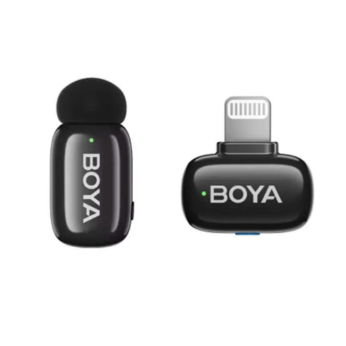 تصویر  میکروفون یقه ای بی سیم بویا مدل Boya MINI 15 رابط Lightning