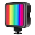 تصویر  نور ثابت مخصوص موبایل و دوربین شارژی مدل N69 RGB