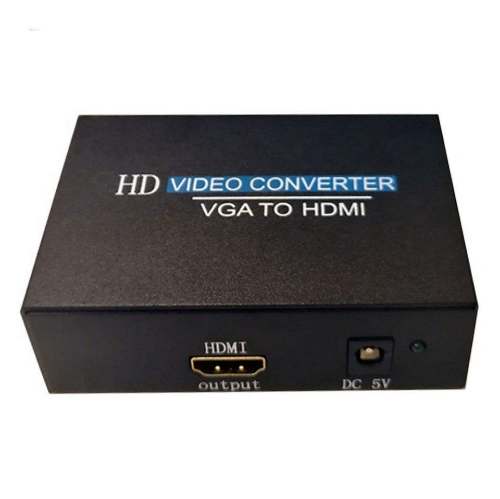 تصویر  تبدیل VGA به HDMI همراه با خروجی AUX و پاور مدل176 FY1316M