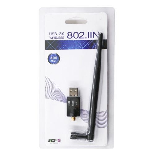 تصویر  دانگل وای فای (کارت شبکه بی سیم) آنتن دار-300 مدل U300 802.IIN