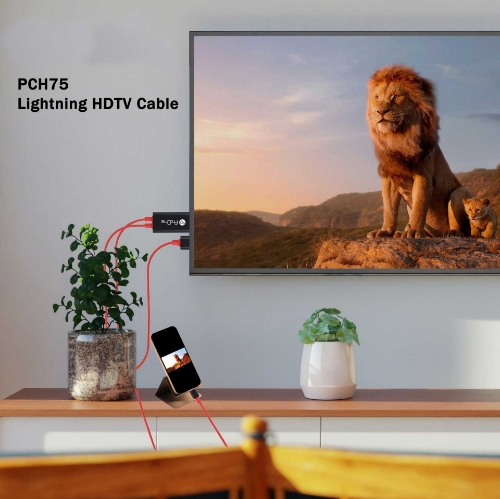 تصویر  کابل تبدیل Lightning به HDMI پرووان PCH75