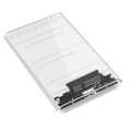 تصویر  باکس تبدیل SATA به USB 3.0 هارددیسک 2.5 اینچ مدل شیشه‌ای