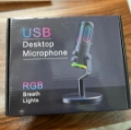 تصویر  میکروفون رومیزی RGB دار مدل Breath Lights