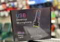تصویر  میکروفون رومیزی RGB دار مدل Breath Lights