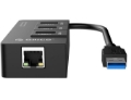 تصویر  هاب 3 پورت USB 3.0 با خروجی شبکه اوریکو مدل HR01-U3