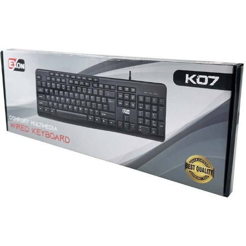تصویر  کیبورد باسیم اکسون مدل K07