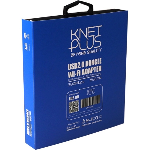 تصویر  کارت شبکه USB 2.0 بی سیم کی نت پلاس مدل KP-W300