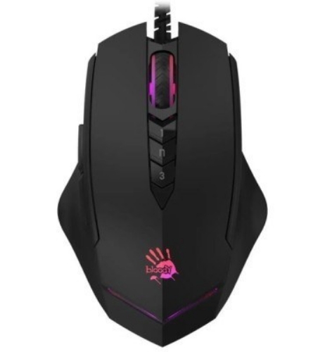 تصویر  ماوس باسیم گیمینگ ای فورتک سری بلادی V8M Max