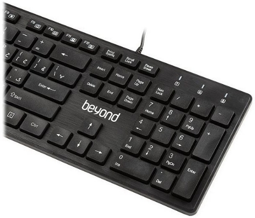 تصویر  کیبورد سیم دار بیاند مدل BK-2880