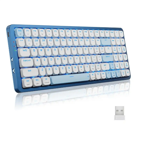 تصویر  کیبورد بی سیم گیمینگ ردراگون مدل EVA PRO K684 WB RGB