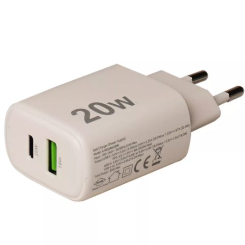 تصویر  شارژر موبایل و تبلت 20 وات کی نت K-F21