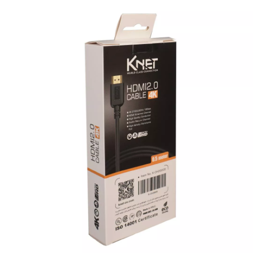 تصویر  کابل 2.0 HDMI کی نت 50 سانتی متری K-C219