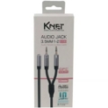 تصویر  مبدل 2 نر به 1 ماده AUX کی نت مدل K-CS12FM03 طول 30 سانتی متر
