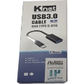 تصویر  تبدیل Type C به 3.0 USB کی نت مدل K-COTG30BCM