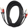 تصویر  کابل صدا 2 به 2 RCA کی نت 5 متری مدل K-C138 کد K-CSRCA050