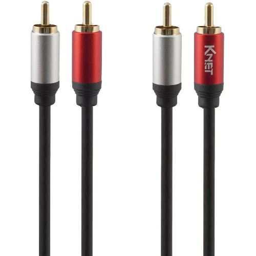 تصویر  کابل 2 به 2 صدا RCA کی نت K-C137