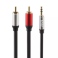 تصویر  کابل 1 به 2 صدا کی نت K-C136 جک 3.5 به RCA نری