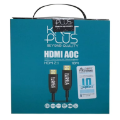 تصویر  کابل 2٫1 HDMI فیبر نوری کی نت پلاس 100 متری KP-CHAOC211000